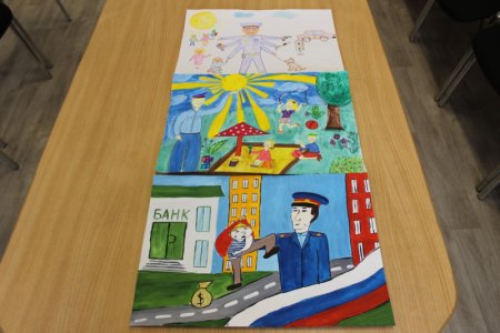 Конкурс рисунков мой папа полицейский