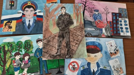 Полиция глазами детей рисунки