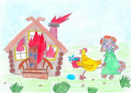 Герои сказки Маршака Кошкин дом