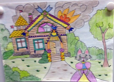 Герои сказки Маршака Кошкин дом