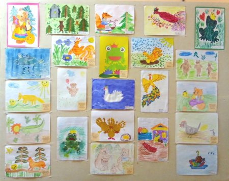 Выставка для детей по рисованию