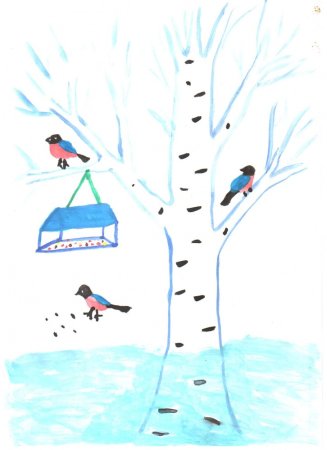 Нарисовать кормушку