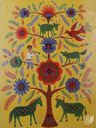 Петриковская роспись дерево жизни дерево рода