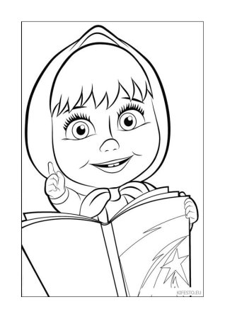 Маша и медведь рисунок