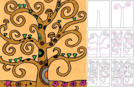 Декоративные образы древа жизни