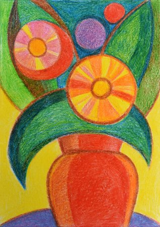 Рисование масляной пастелью