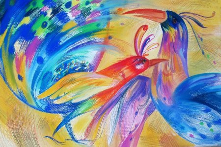 Рисование пастелью для детей