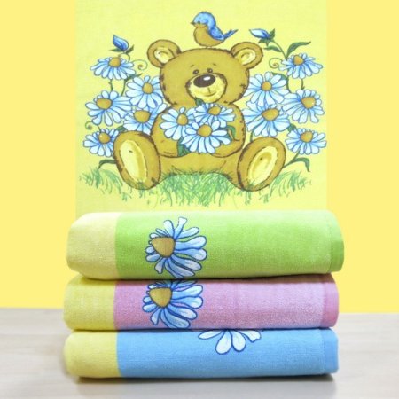 Детское махровое полотенце Браво 60х120см арт.1052