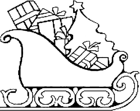 Сани рисунок