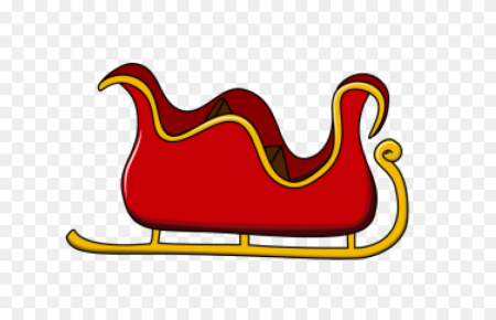 Илююстрация санки Деда Мороза