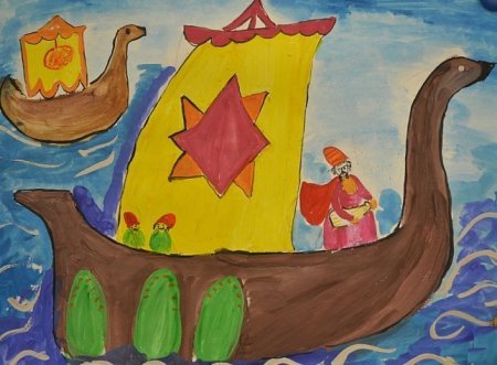 Иллюстрация к былине Садко нарисовать