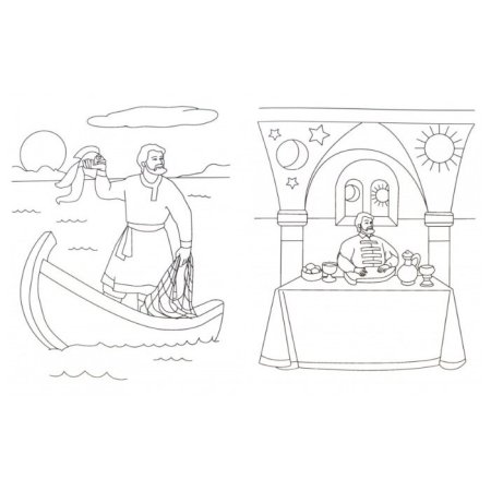 Садко гусли разукрашка