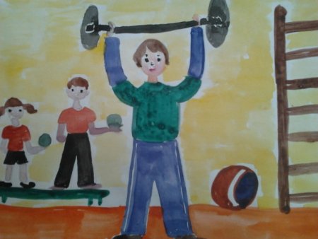 Рисование на тему здоровье в подготовительной группе