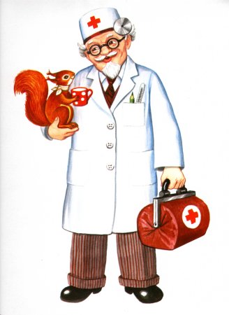 Раскраска врач