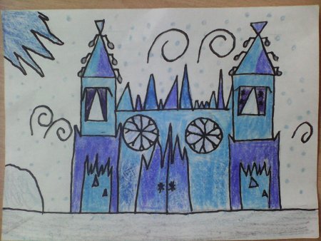 Замок снежной королевы 2 класс