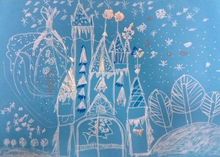 Набросок замка снежной королевы