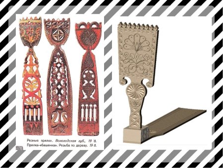 Узоры на прялке