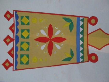 Аппликация орнамент на ковре