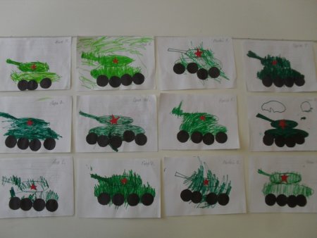 Рисование в средней группе февраль