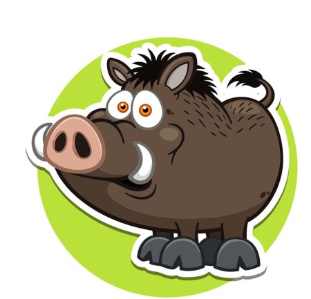 Кабан рисунок для детей поэтапно