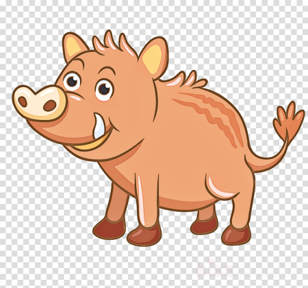 Кабанчик нарисованный