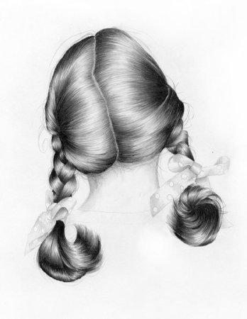 Эскиз прически