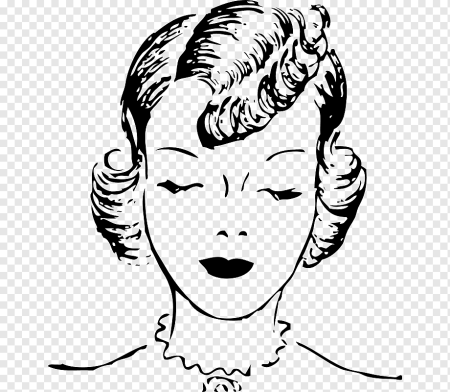 Волосы косичка для рисования