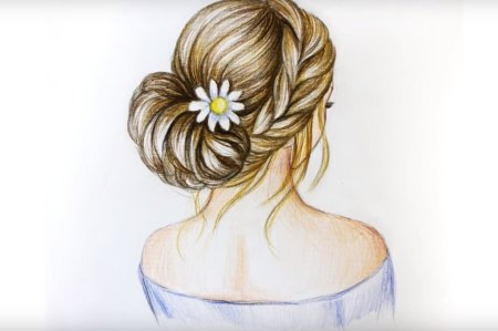 Прическа баранки из косичек