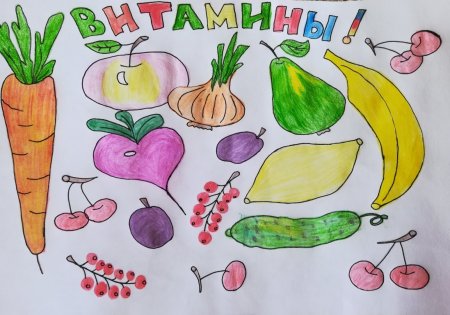Рисунок на тему правильное питание