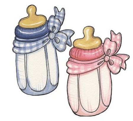 Детская бутылочка мультяшная