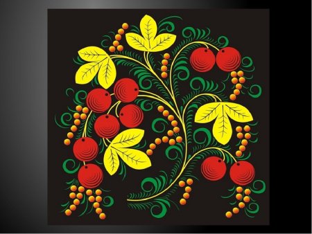 Хохломская роспись Золотая Хохлома