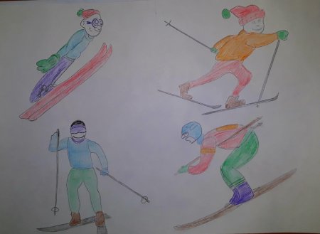 Рисунок на тему Кузбасс спортивный