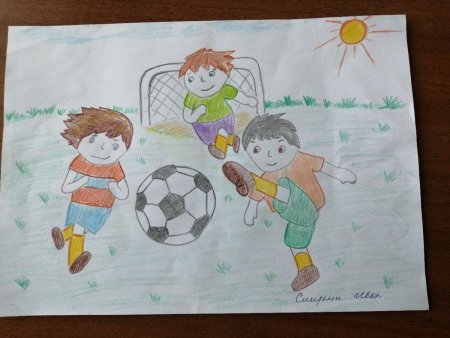 Конкурс рисунков мы выбираем спорт