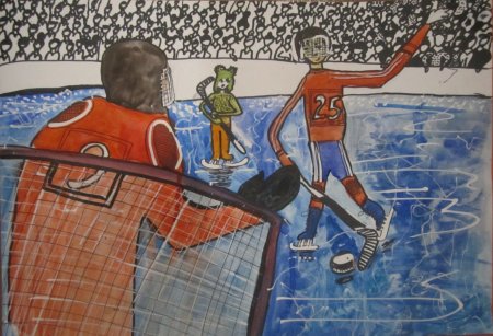 Рисунок на тему Кузбасс спортивный