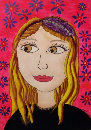 Автопортрет рисование для детей