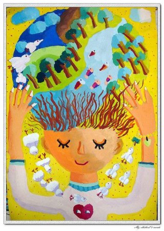 Автопортрет для детей