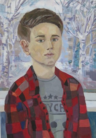 Автопортрет рисунки детей