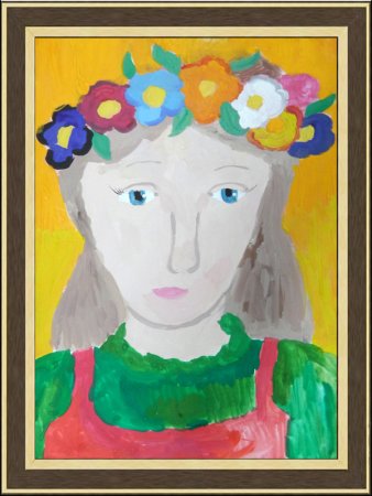 Автопортрет рисунки детей