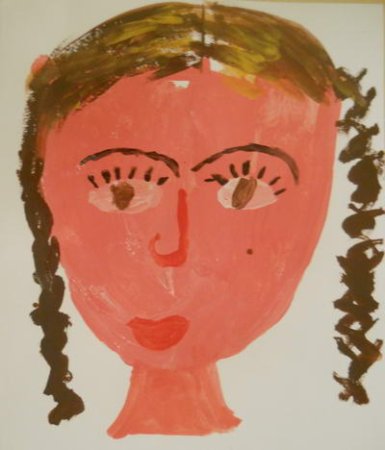 Автопортрет рисование для детей