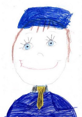 Автопортрет рисование для детей