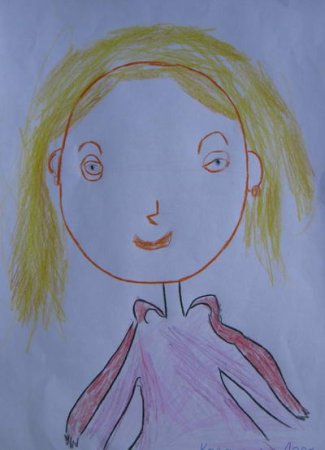 Автопортрет рисование для детей