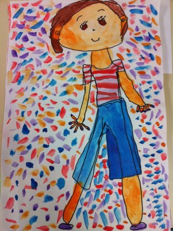 Автопортрет для детей