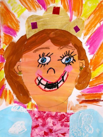 Автопортрет рисование для детей