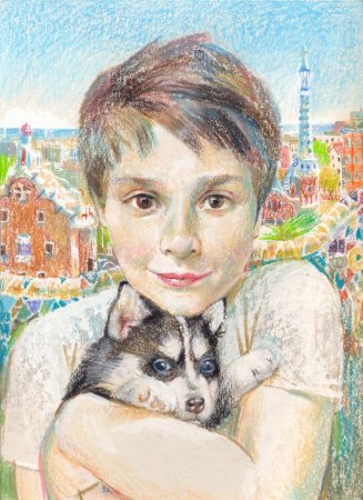 Автопортрет для детей