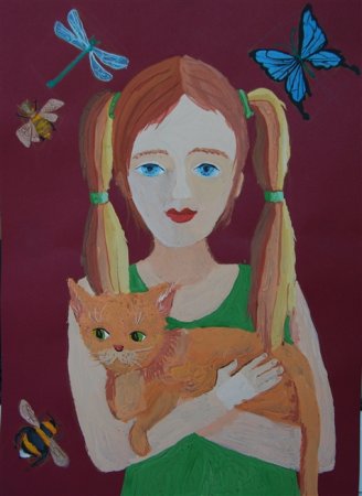 Автопортрет для детей