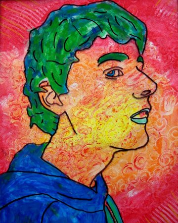 Автопортрет рисуют дети