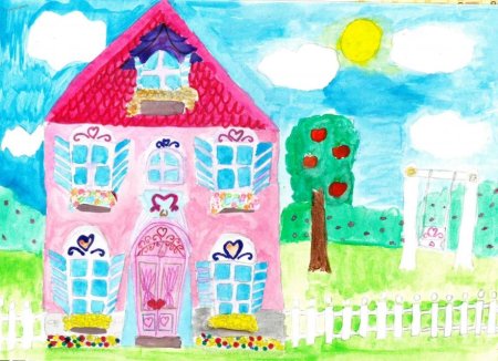 Рисование дом моей мечты