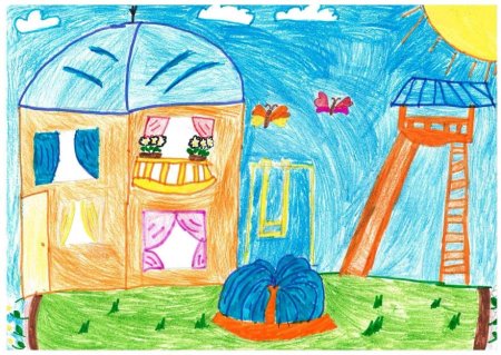 Мой дом рисунки детей