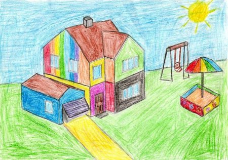 Рисование дом моей мечты