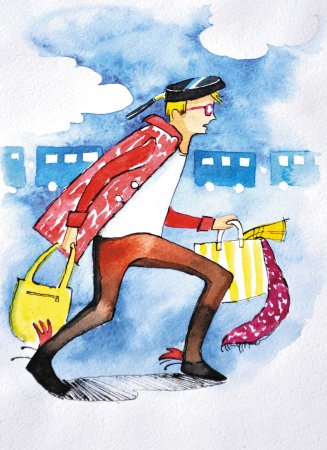 Человек рассеянный с улицы Бассейной